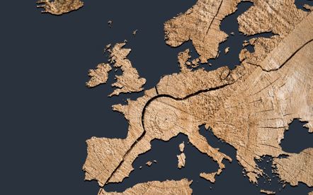 Europakarte Holz Adobe Von Beugdesign