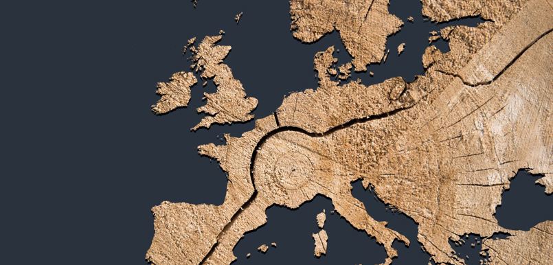 Europakarte Holz Adobe Von Beugdesign