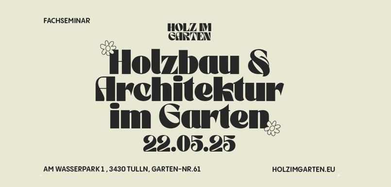 Holzbau & Architektur Im Garten Popup Mit Breitem Rand