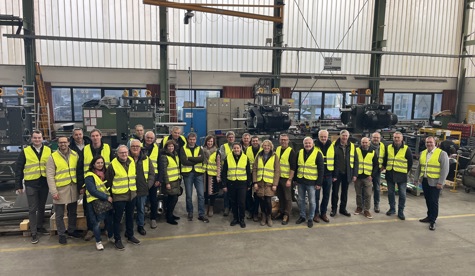 Gruppenfoto EWD Betriebsbesichtigung 21.11.2025