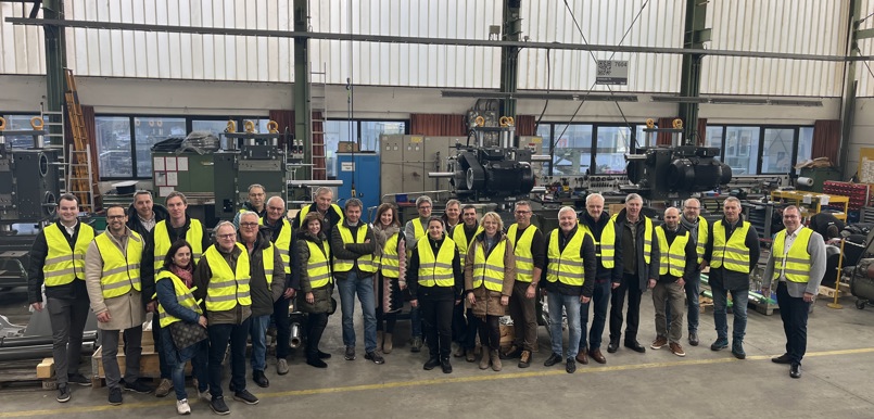 Gruppenfoto EWD Betriebsbesichtigung 21.11.2025