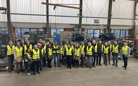 Gruppenfoto EWD Betriebsbesichtigung 21.11.2025